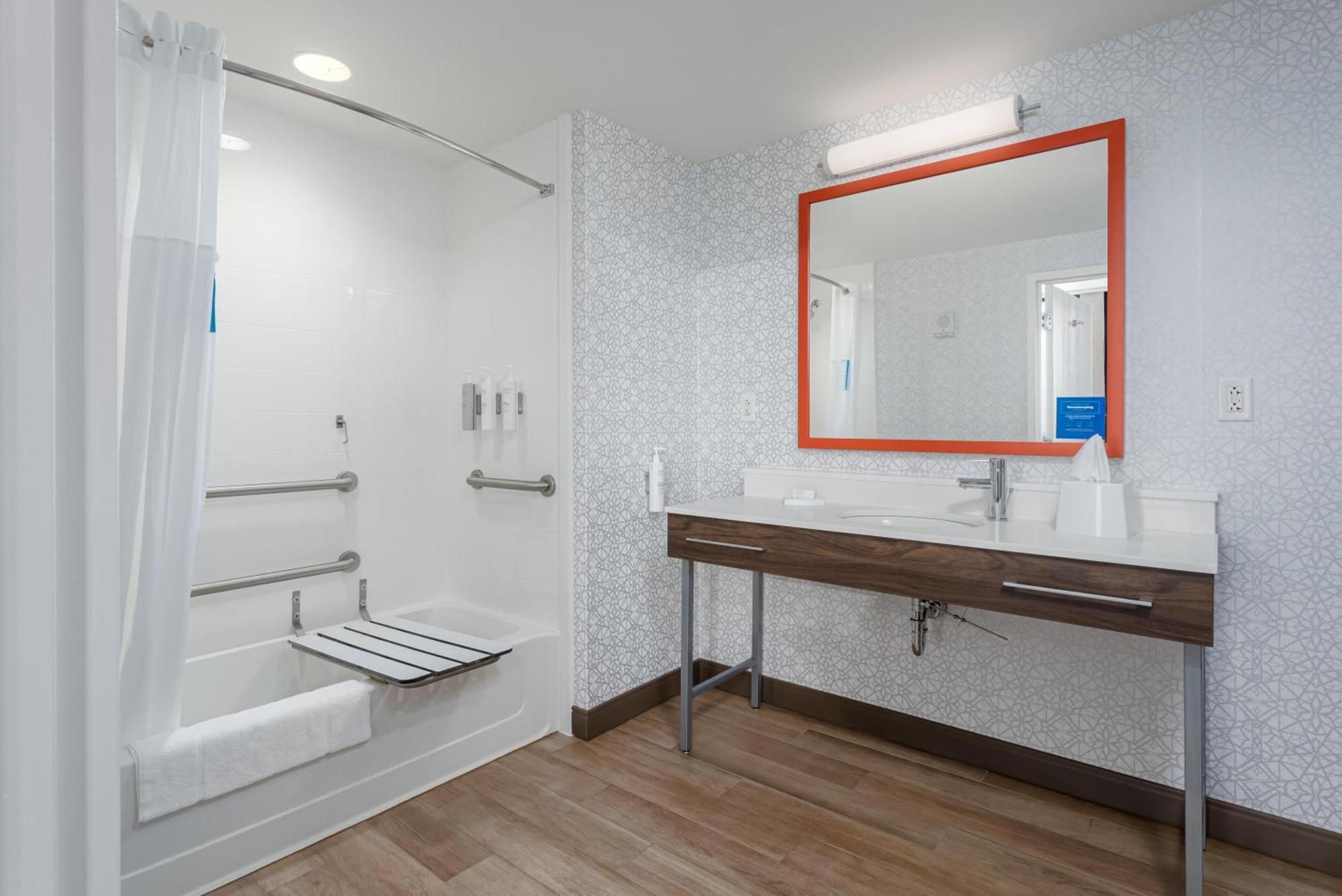 Queen Studio Roll Shower Hearing Accessible